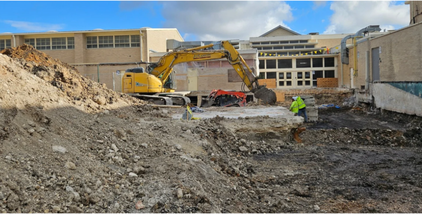 heavy equipment digging